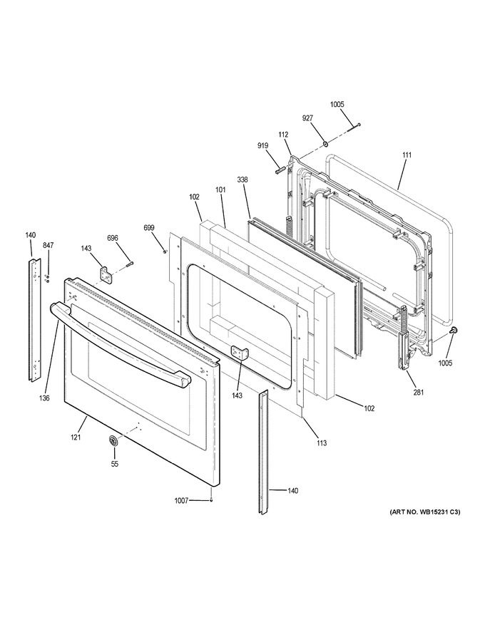 Diagram for PB960SJ4SS