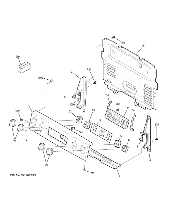 Diagram for JB625DK3WW