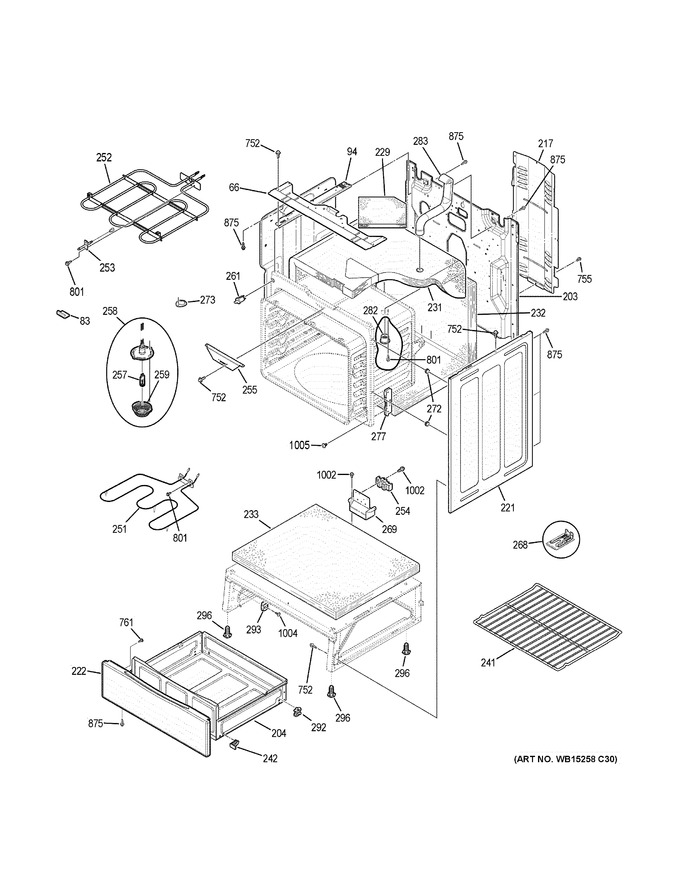 Diagram for JB655DK3CC