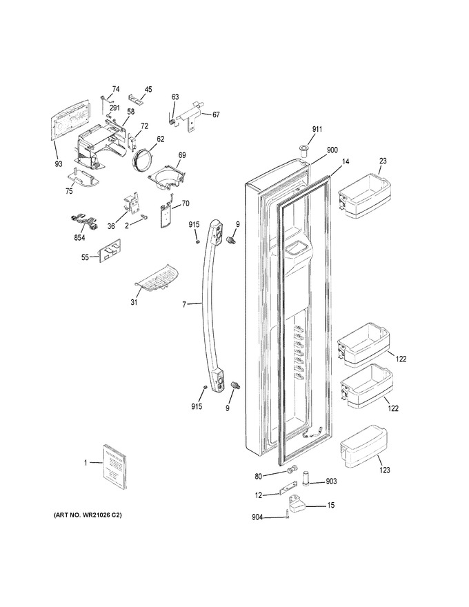 Diagram for GSS25GGHGCWW