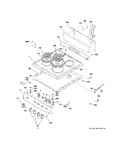 Diagram for Control Panel & Cooktop