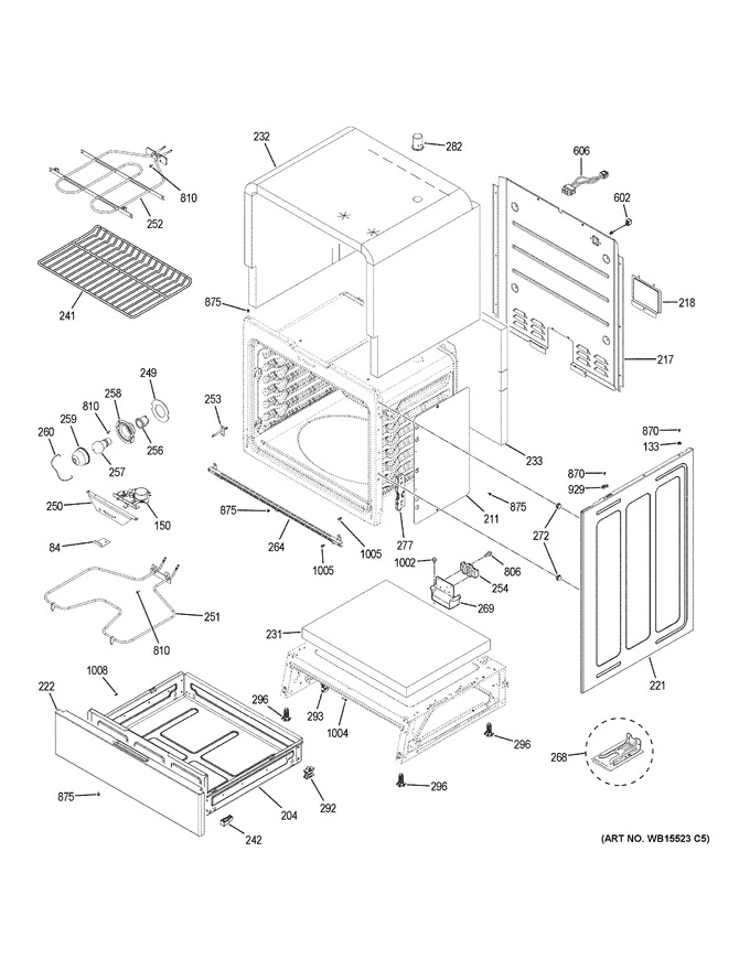 Diagram for JS645EL1ES