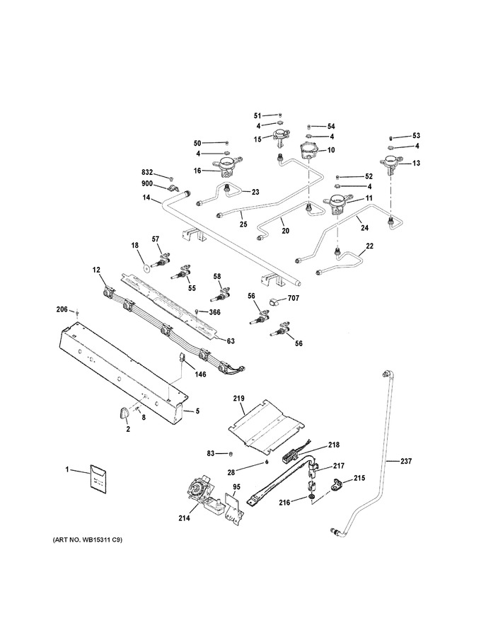 Diagram for JGBS66DEK2BB