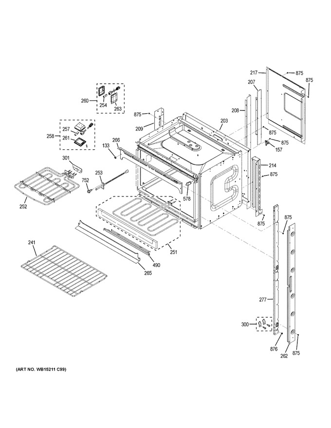 Diagram for JT5500SF5SS