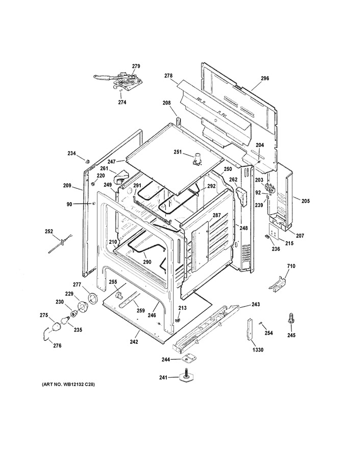 Diagram for JB255DJ3CC