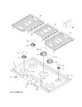 Diagram for Control Panel & Cooktop