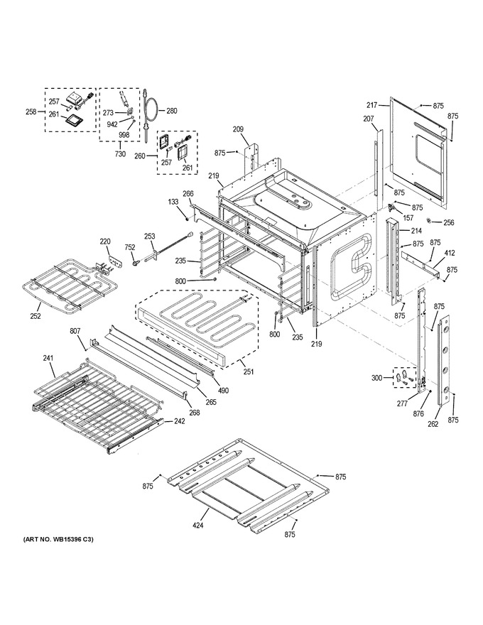 Diagram for PT9800SH6SS