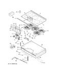 Diagram for Control Panel & Cooktop