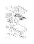 Diagram for Control Panel & Cooktop