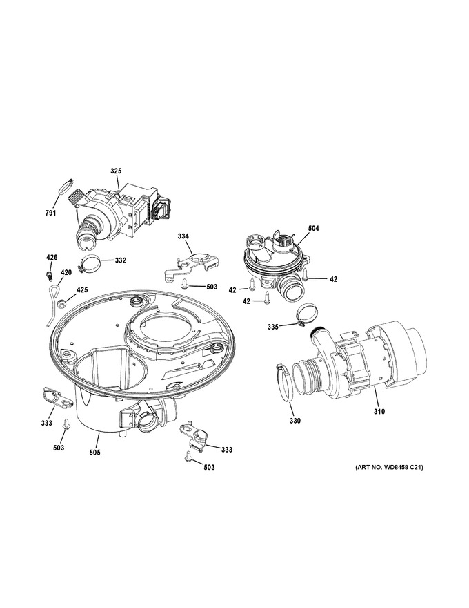 Diagram for GDT535PGJ5BB