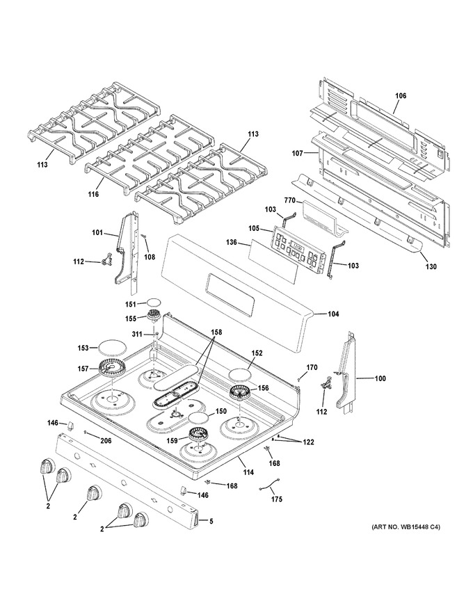 Diagram for JGB660EEJ3ES