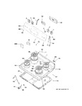 Diagram for Control Panel & Cooktop