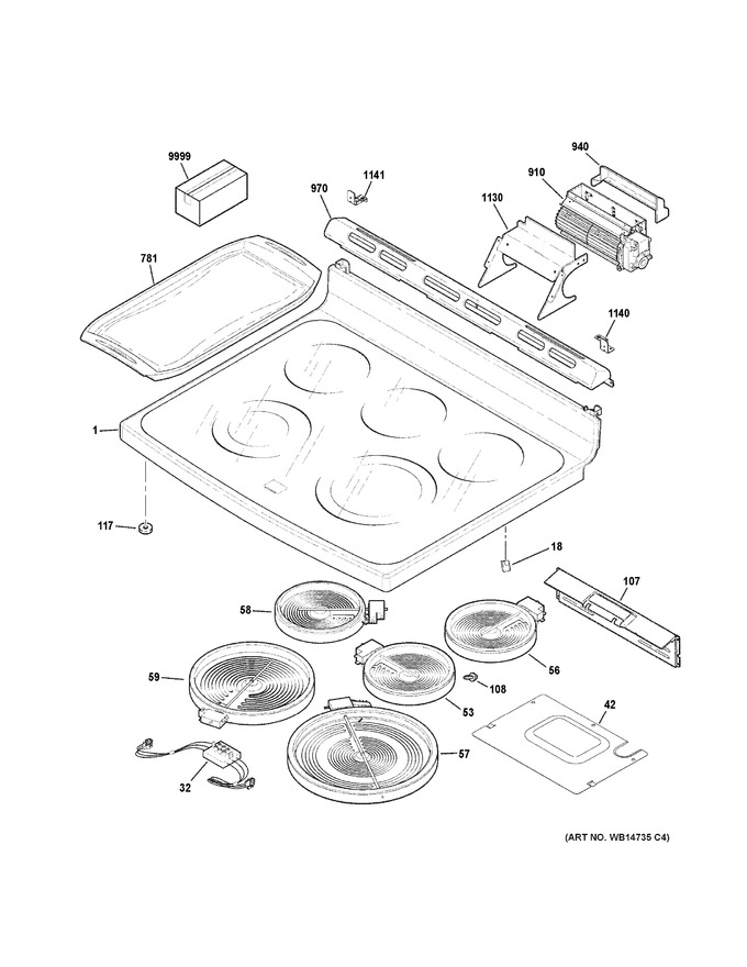 Diagram for CS980ST8SS