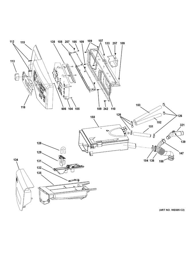 Diagram for GFW400SCM0WW