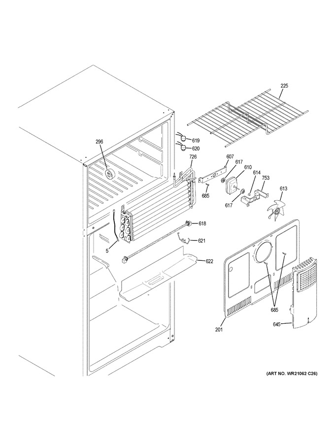 Diagram for GTE18ITHLRWW