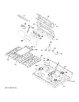 Diagram for Control Panel & Cooktop