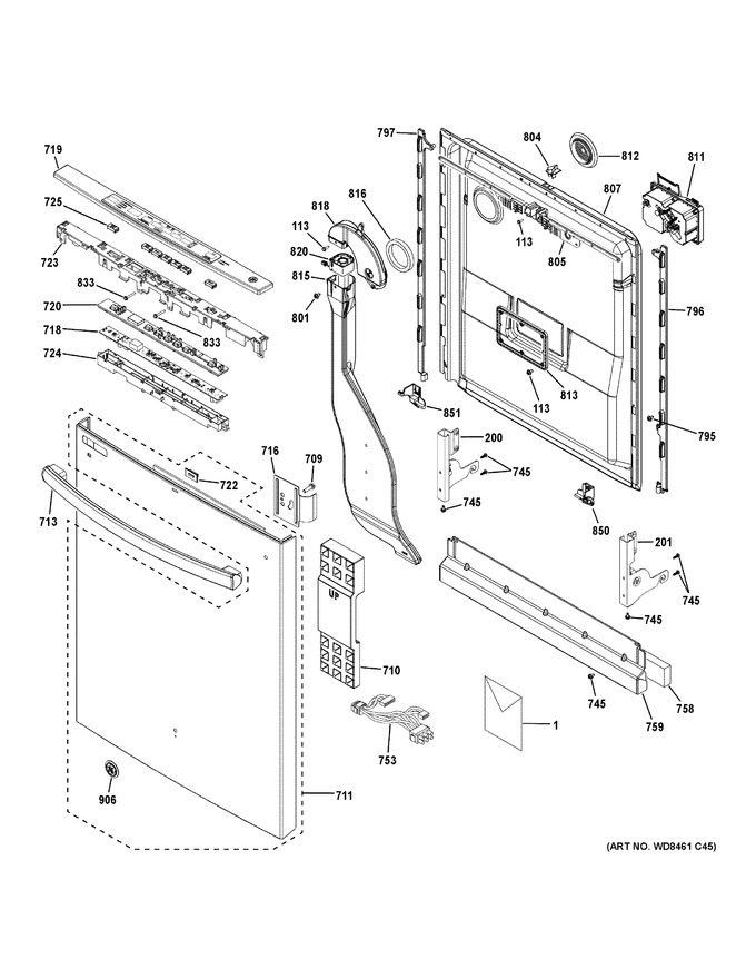 Diagram for GDT695SFL3DS