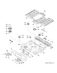 Diagram for Control Panel & Cooktop