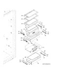 Diagram for Shelves & Drawers