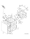 Diagram for Washer Cabinet & Lid