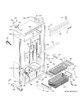 Diagram for Freezer Section, Trim & Components