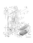 Diagram for Freezer Section, Trim & Components