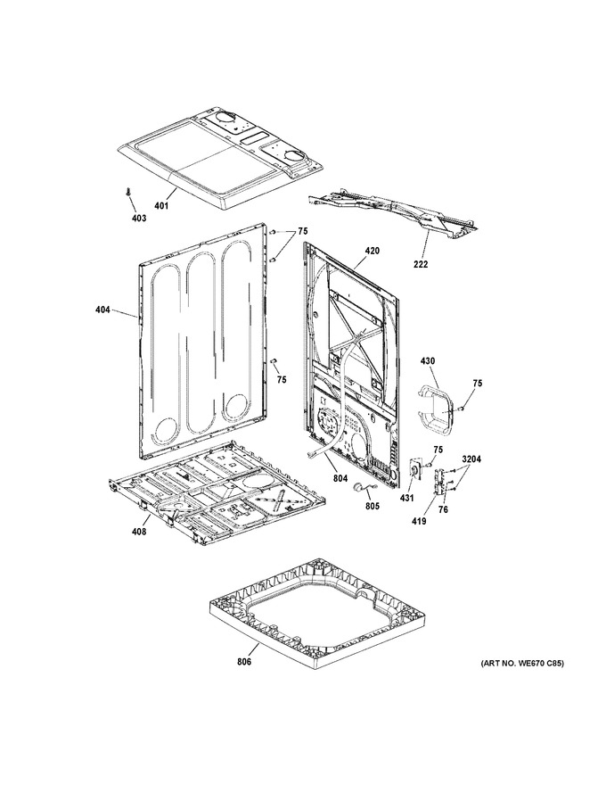 Diagram for GTD75ECSL0WS