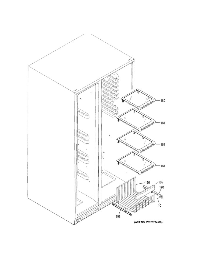 Diagram for DSE25JGHGCWW