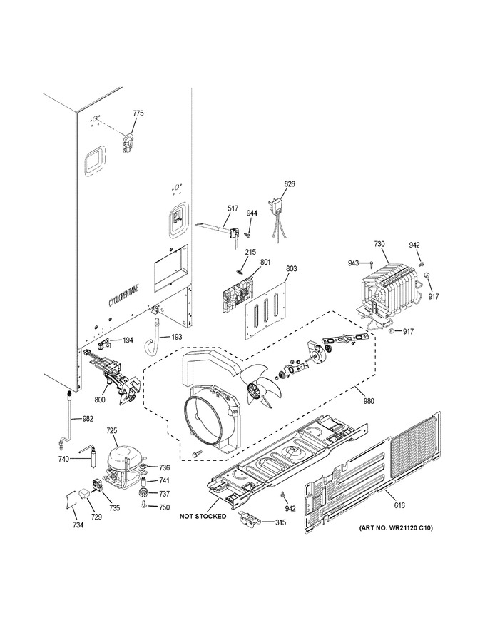 Diagram for GWE19JMLAFES