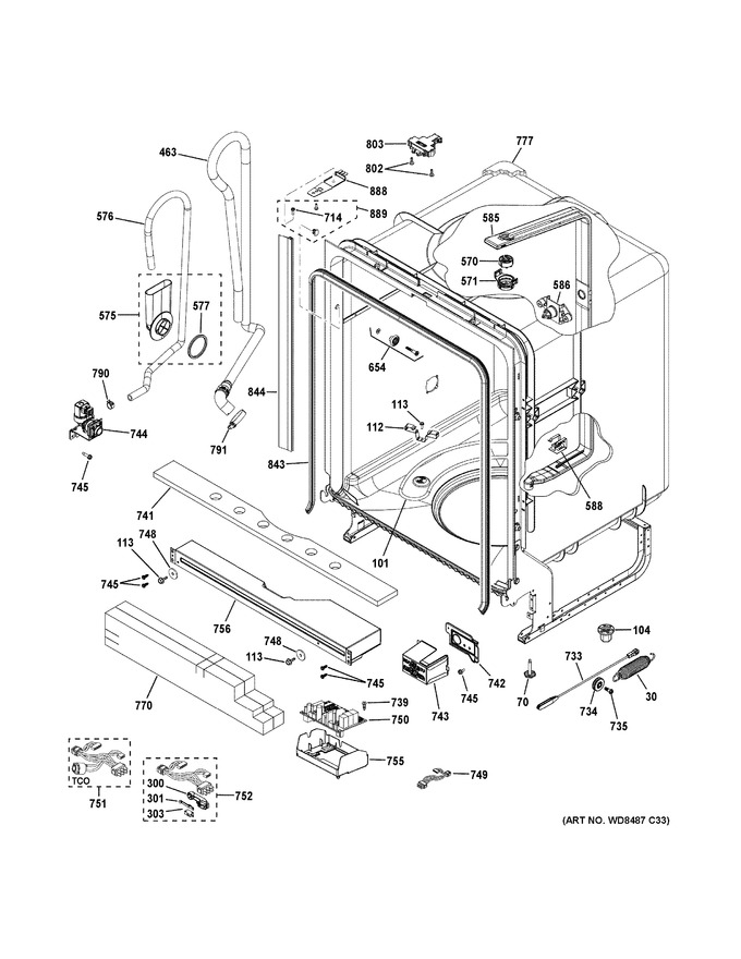 Diagram for GDF610PGJ6BB