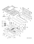 Diagram for Control Panel & Cooktop