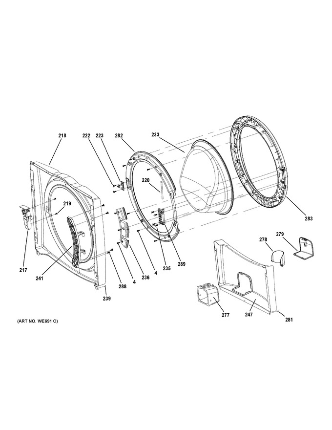 Diagram for GFW430SSM0WW