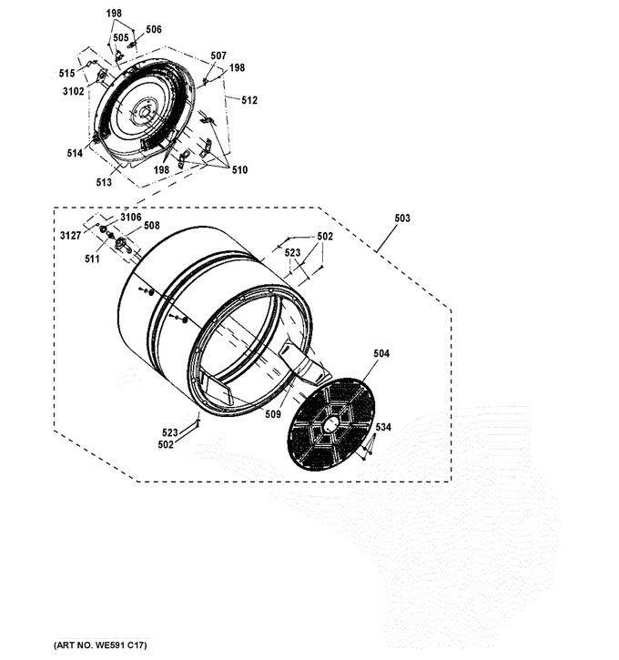 Diagram for GFD45ESSM0WW