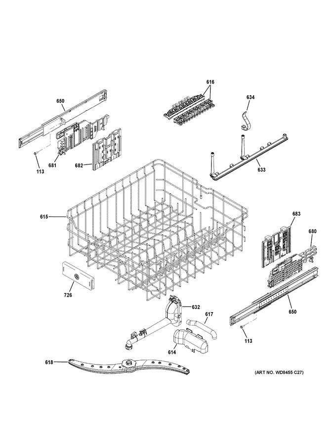 Diagram for GDT695SFL4DS