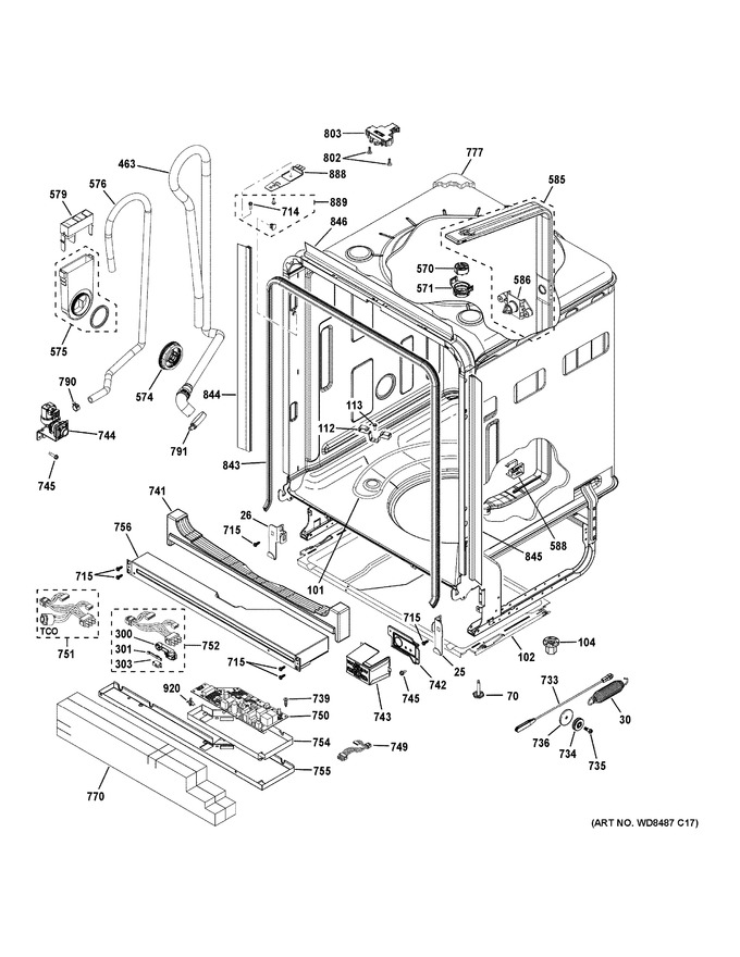 Diagram for GDT695SGJ4BB