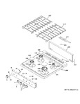 Diagram for Control Panel & Cooktop