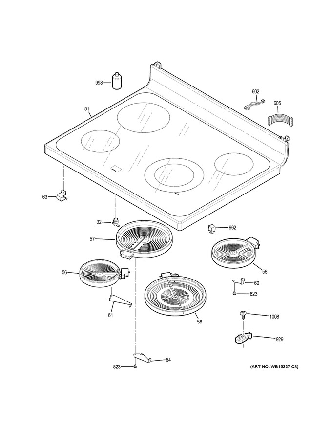 Diagram for JB625RK4SS