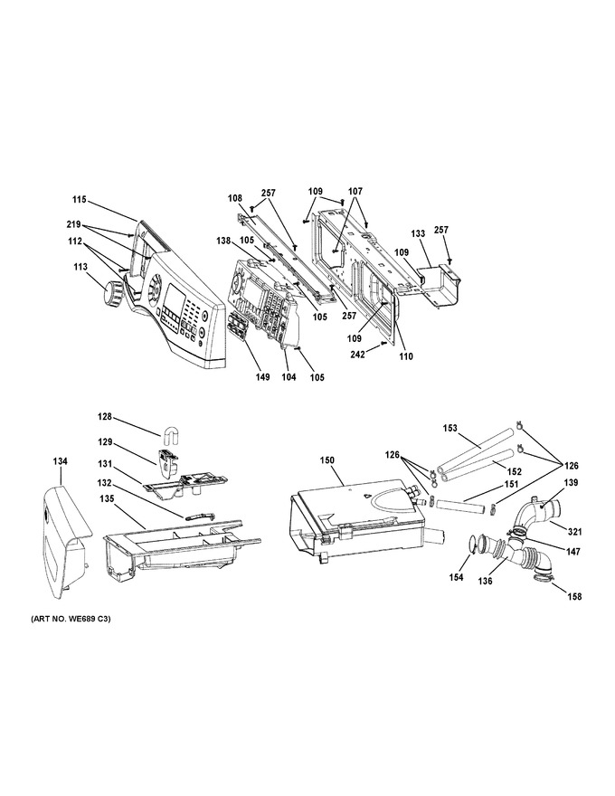 Diagram for GFW430SSM1WW