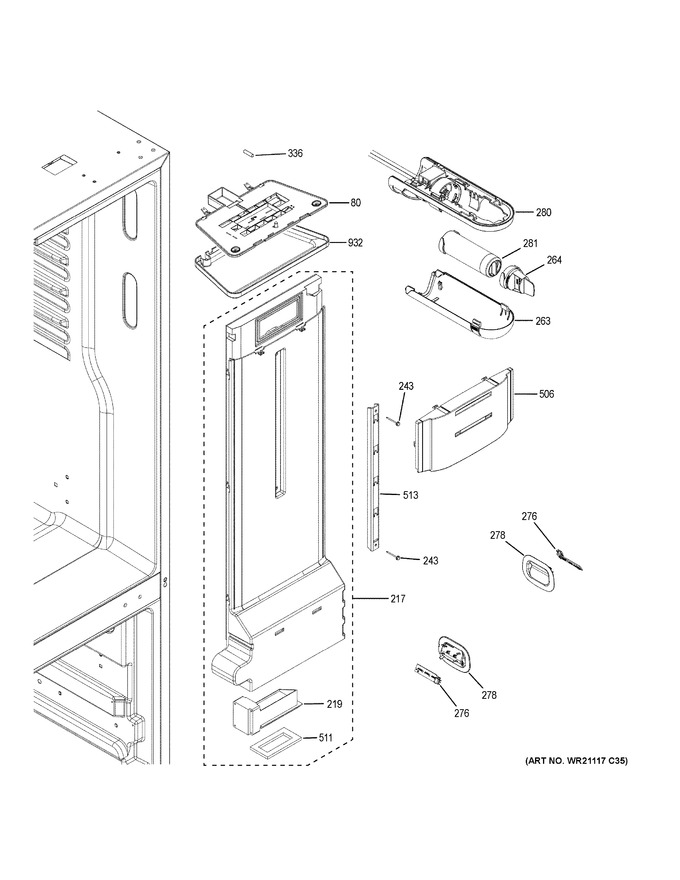 Diagram for GFE26JMMAFES