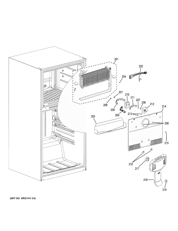 Diagram for GTS18FGLCWW