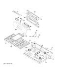 Diagram for Control Panel & Cooktop