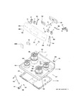 Diagram for Control Panel & Cooktop