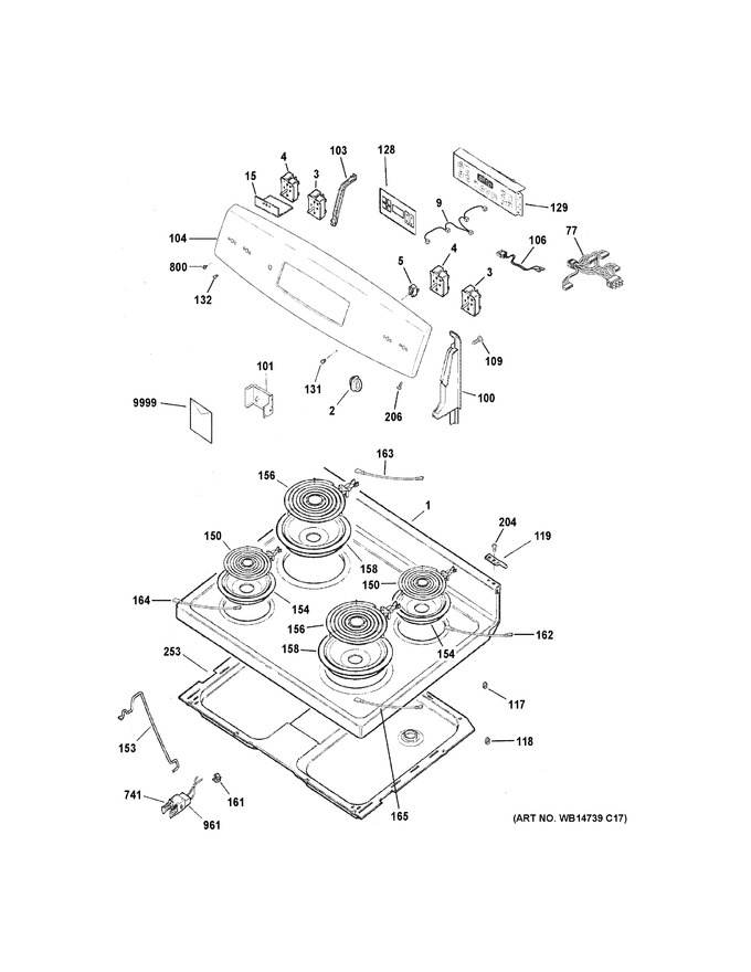 Diagram for JB256RM1SS