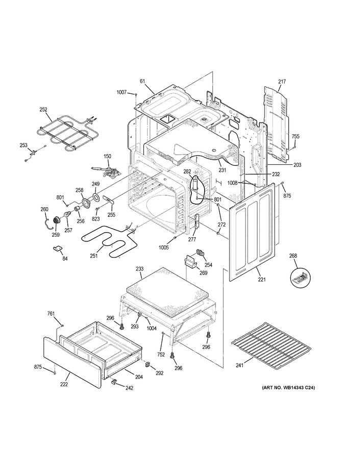 Diagram for JB258DM1WW