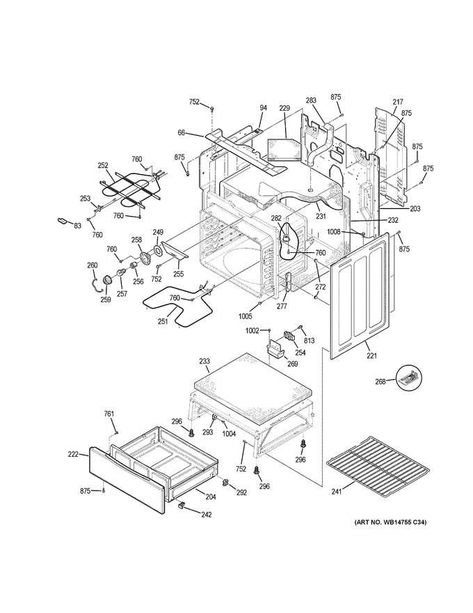 Diagram for JB625GK5SA