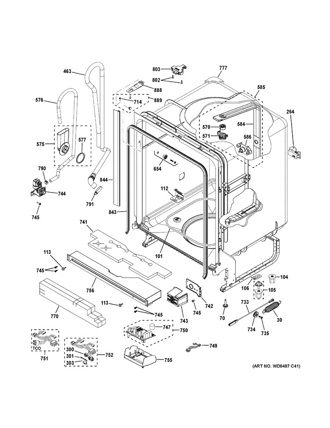 Diagram for GDT635HMM0ES