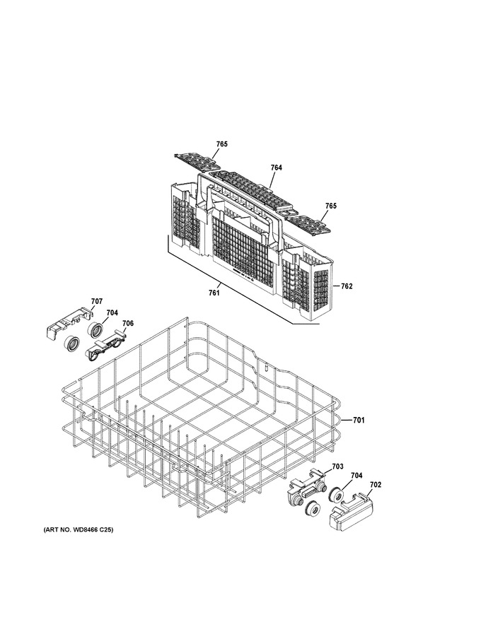 Diagram for GDF640HSM0SS