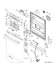 Diagram for Escutcheon & Door Assembly