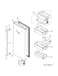 Diagram for Fresh Food Door - Rh