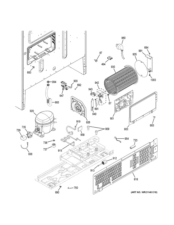 Diagram for CFE28UP3MBD1